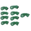 9pcs Golf Club Cover PU Leather Stylish Portable Golf Head