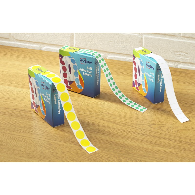 Avery 24-506 Sticky Circle, dots Label Dispenser (19 mm Dia,