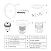 SmartFloBath Bathtub Drain Tip Toe Tub Conversion Kit Assembly, Replacement
