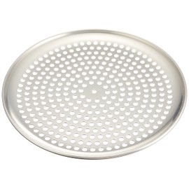 TKG Endo Shoji Commercial Use Perforated Pizza Pan, 11.8 inches (30 cm) Aluminum, Made in China, Silver GPZ3704
