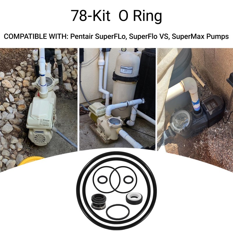 GnDaYoug Pool Pump O-Ring Rebuild Kit Fit for Pentair SuperFlo
