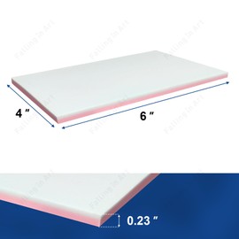 Falling in Art 5 Pack Rubber Carving Block, 4" x 6" Easy Cut Lino Blocks, Soft Linoleum Block for Printmaking, Stamps, Crafts