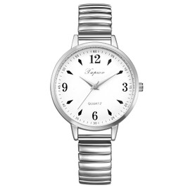 Avaner Women's Elastic Strap Watches: Stretch Band Easy Reader Bracelet Analog Quartz Bangle Wrist Watches for Women Ladies