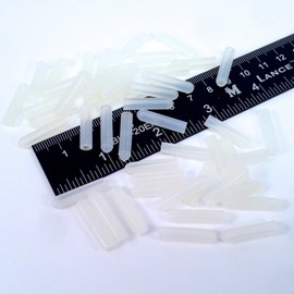 50 Piece 3/32" ID High Temp Silicone Rubber End Caps - Powder Coating, Painting, Plating, Blasting Protection