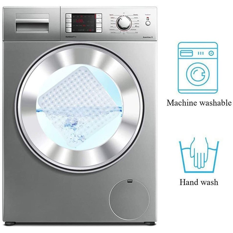 Anti-Slip and Mildew-Proof Square Shower mats 21 x 21 inches,Bath