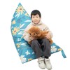 LOLOMLO Stuffed Animal Storage Bean Bag Chair Cover, 52" x