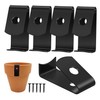 Outanaya 5pcs Metal Planter Wall Holder Hooks Durable Terracotta Pot