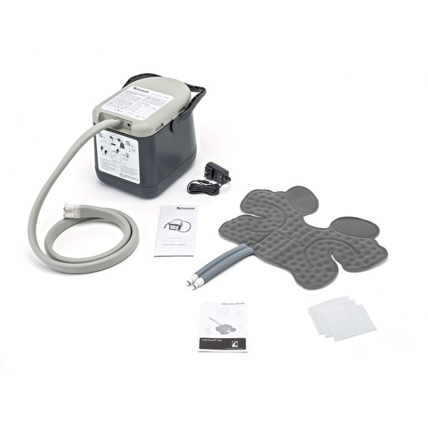 Ossur Cold Rush Compact Therapy Machine System with Ankle Pad- Ergonomic, Adjustable Wrap Pad Included- Quiet, Lightweight and Strong Cryotherapy Freeze Kit Pump