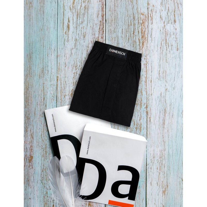 DAMENSCH Men's Boxer Shorts, G.cape Black, 34