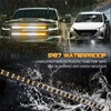 XRIDONSEN 2PCS 24 inch Truck Grill Strobe Lights Strip 288