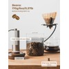 Tourdeus Airtight Coffee Bean Storage Canister – 7 oz Borosilicate