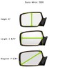 Aftermarket Mirrors Fits 82-92 Camaro Firebird 84-96 Corvette Right Pass