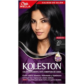 Koleston Tinte Permanente 20 Negro, 70 ml - Paquete de 1