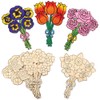Baker Ross FC735 Flower Wooden Bouquets - Pack of 5,