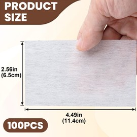 STSTR 100pcs Hair Perm Papers, Breathable Salon End Papers for Hair Rollers, Disposable High Temperature Resistant Hair Curling Paper for Cold Hot Perms, Hair Styling Tools for Professional, Home