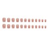 Gloss & Go 24 Reusable Artificial Fake Nail Set| Peach
