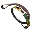 Carlos Diaz Genuine Leather Waxed Embroidered Polo Dog Lead
