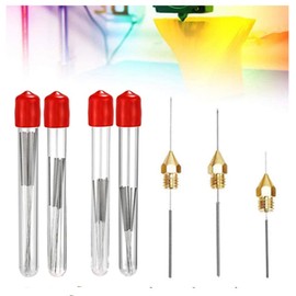Wanfoou 60 Pcs 3D Printer Nozzle Cleaning Kit - 0.15/0.2/0.25/0.3/0.35/0.4mm Stainless Steel Needles for 3D Printing