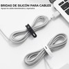 20 Piezas Organizador de Cables Organizador de Cables Ajustable de