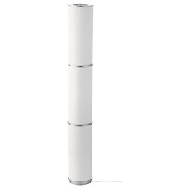 IKEA Vidja Standing Floor Lamp And 6 Bulbs; Round White