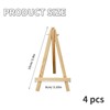 JUHUA 4 Pcs Mini Easel, Mini Small Easels Stand, Table