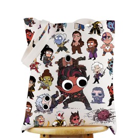 WZMPA BG3 Play Tote Bag BG3 Gamer Gift BG3 Video Game Canvas Handbag BG3 Player Merchandise, Bg3 Game Tg, L