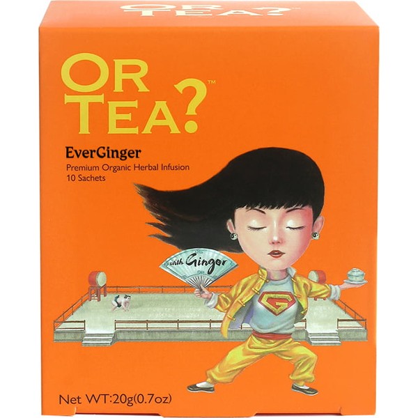 Organic EverGinger, Tea bag box 10 pcs.