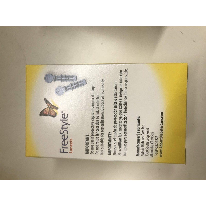 Freestyle Lancets 100/Box