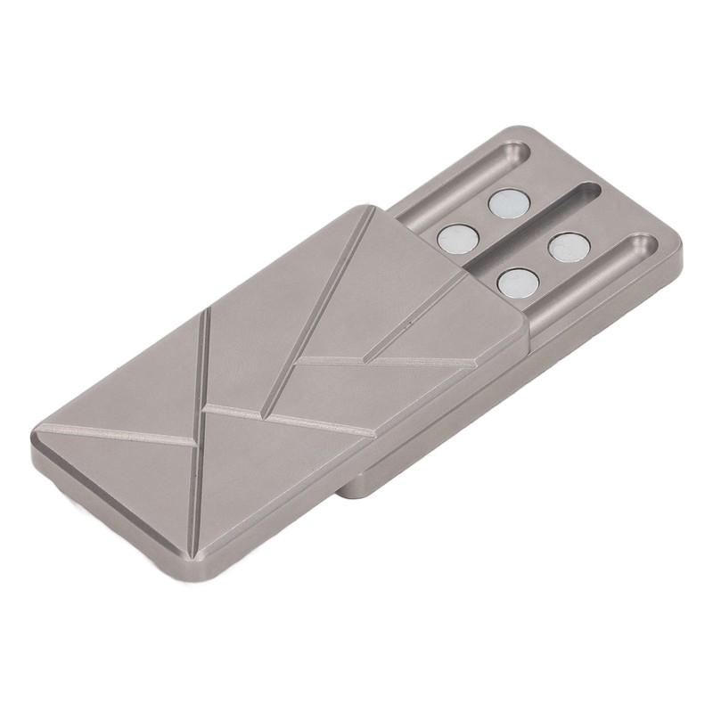 Magnetic Push Slider Computer Keyboard Printing Metal Fingertip Push Card
