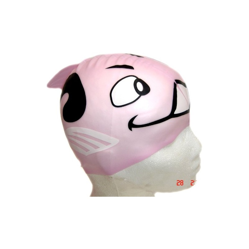B2A Pink Fish Swim Cap for girls, New