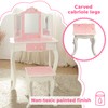Teamson Kids Princess Gisele Twinkle Star Print 2-Piece Kids Wooden