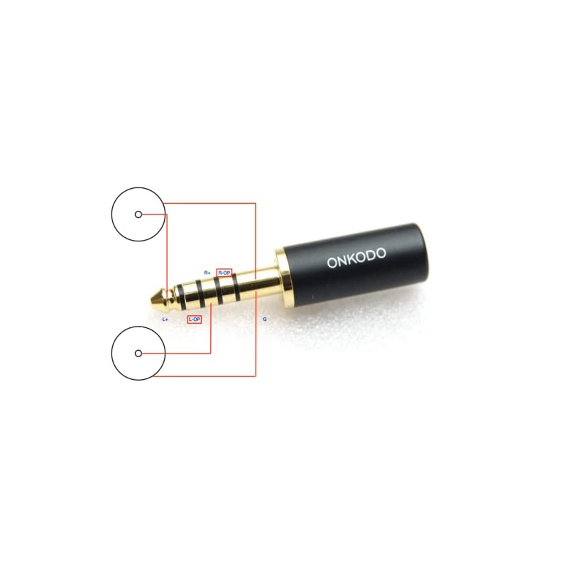 ONKODO 2534 Y Cable (4.4mm 5 Pole Male to 2