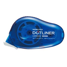 Kokuyo Tape Glue Dot Liner, Long 1.7 inches (50 mm), Main Unit TA-DM4300-10