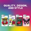 DJEEP Pocket Lighters, Tattoo Collection Textured Metallic, Unique Lighters, 4