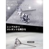 swars Earrings, Women's Premium Zirconia, 925 Silver, Men's, 4 Prongs,