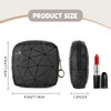 Playexen Playexen 4.5" Mini Makeup Bag, Black Small Cosmetics Bag