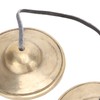 Tibetan Tingsha Cymbals Meditation Chime Bells, 2.7in Brass Strong Sound