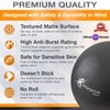 Exercise Ball for Yoga, Balance, Stability - Fitness, Pilates, Birthing,