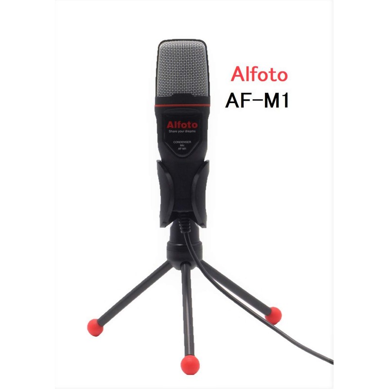 Alfoto AF-M1 3.5mm 4 Pole Mini Plug Condenser Microphone *The
