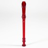 Yamaha Recorder Soprano Recorder, Baroque Fingering, Translucent Red