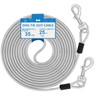 Tie Out Cable, 15/25/40/50 FT Runner Cable with Swivel Hook,Dog