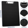Pack of 6 A4 Clipboards, Clipboard Writing Pad, Writing Board,