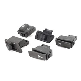 Gy6 Headlight Switch, 5Pcs Motorcycle Starter, Horn Button Switch, High Low Beam Headlight Horn Turn Button Kit Fit For Gy6