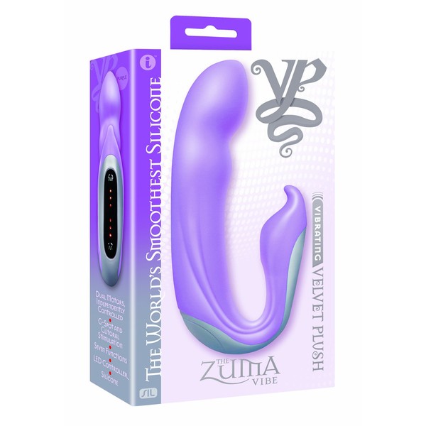 Icon Brands Velvet Plush, 7X Zuma Vibe - Purple