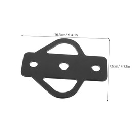 Levemolo 1set Hook Adapter Trailer Hitches Tow Truck Accessories Receiver Rv Generator Rack Tiny Hitch Lawn Tractor Hitch Forklift Hitch Attachment Tow Hitch Extender Black Carbon Steel