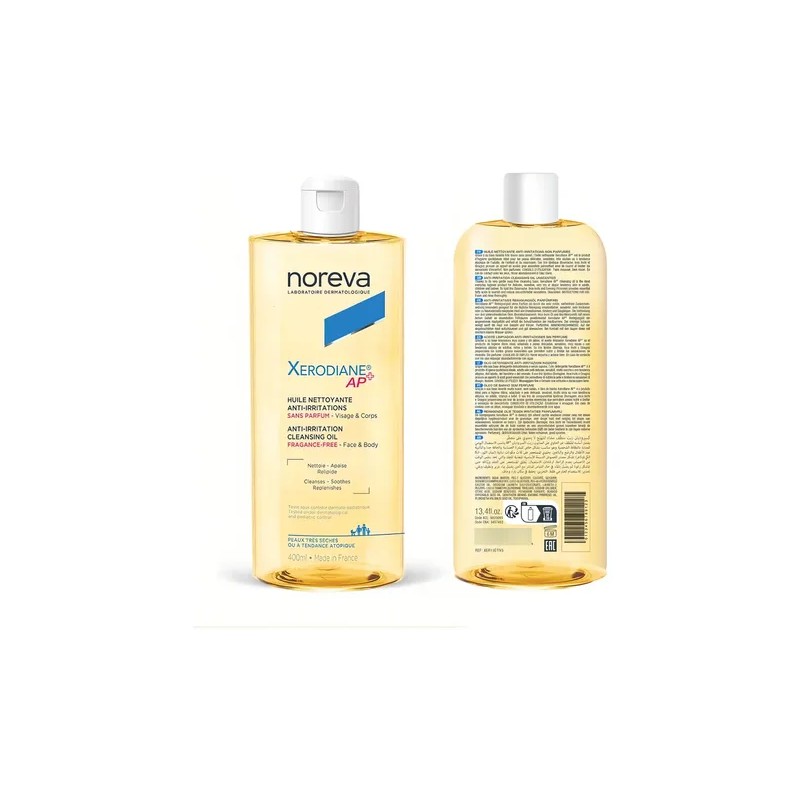 Aceite Limpiador Noreva Xerodiane Ap+ Sin Irritaciones 400ml Neutra