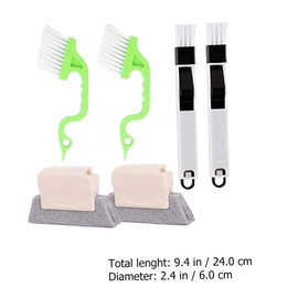 CHILDWEET 6pcs Household Groove Cleaning Brush Durable and Tools for Deep Window Track and Corner Dust Removal Efficient Household Cleaning