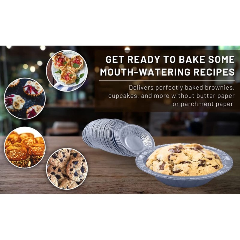 Sunrise Packaging Aluminium Foil Pie Dish [111 X 20mm] Small,