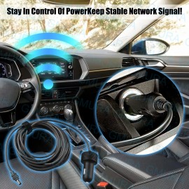 Cable Alimentador Con Cargador Coche Para Starlink Mini, 5m