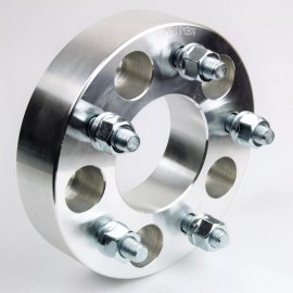 BWA 4PC 2" WHEEL SPACER ADAPTERS 5X5.5 TO 5X5 CB 108 Studs 1/2"-20 fit Jeep CJ5